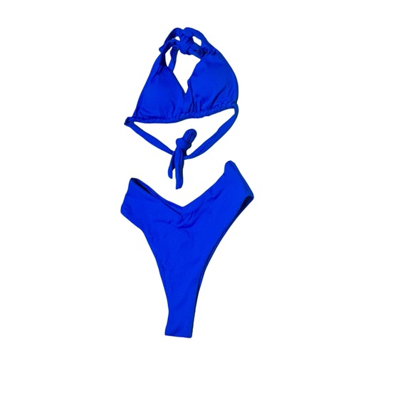 Vibrant Blue Bikini Set, NEW - Picture 3 of 9